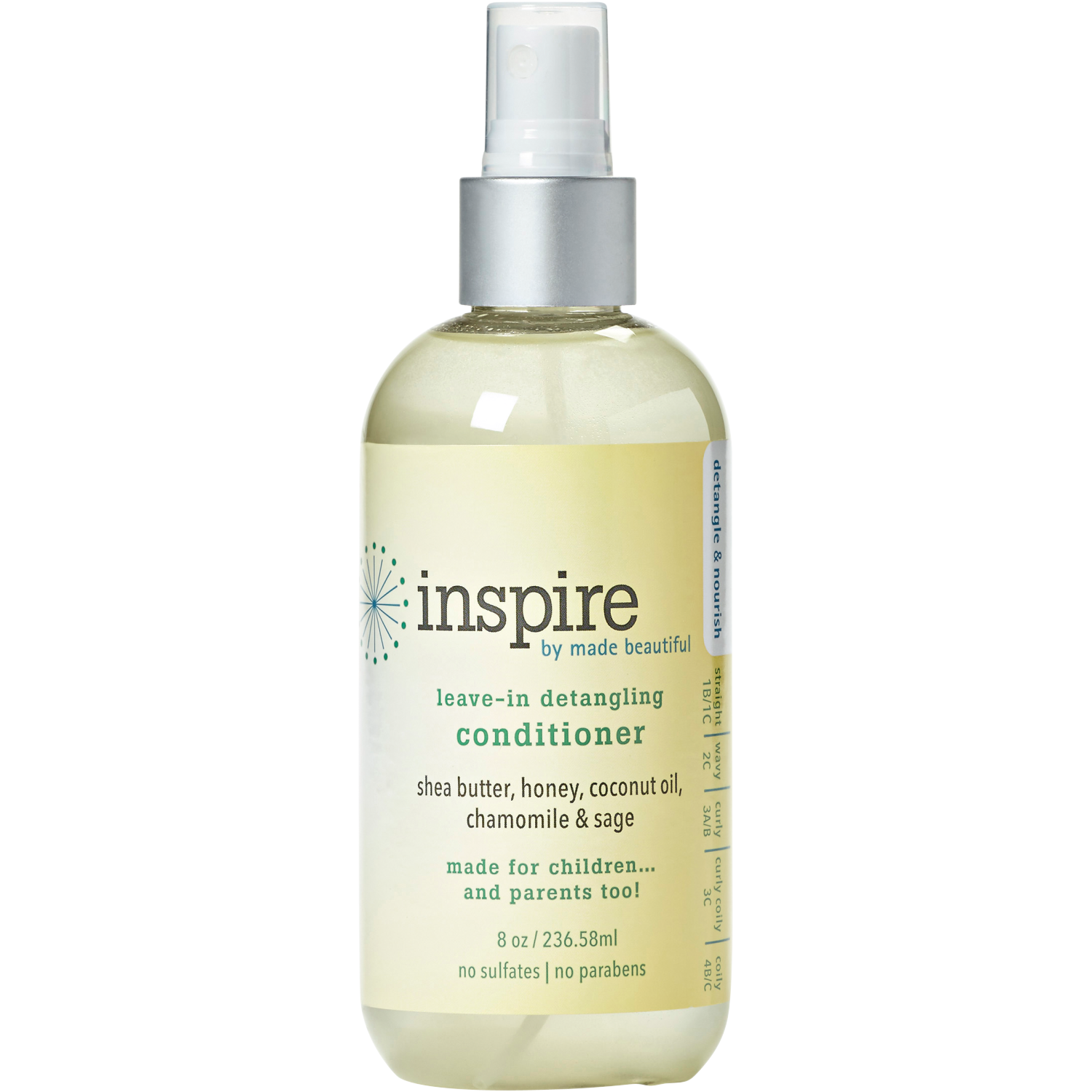 Made Beautiful Coconut Leave In Detangling Conditioner by Inspire