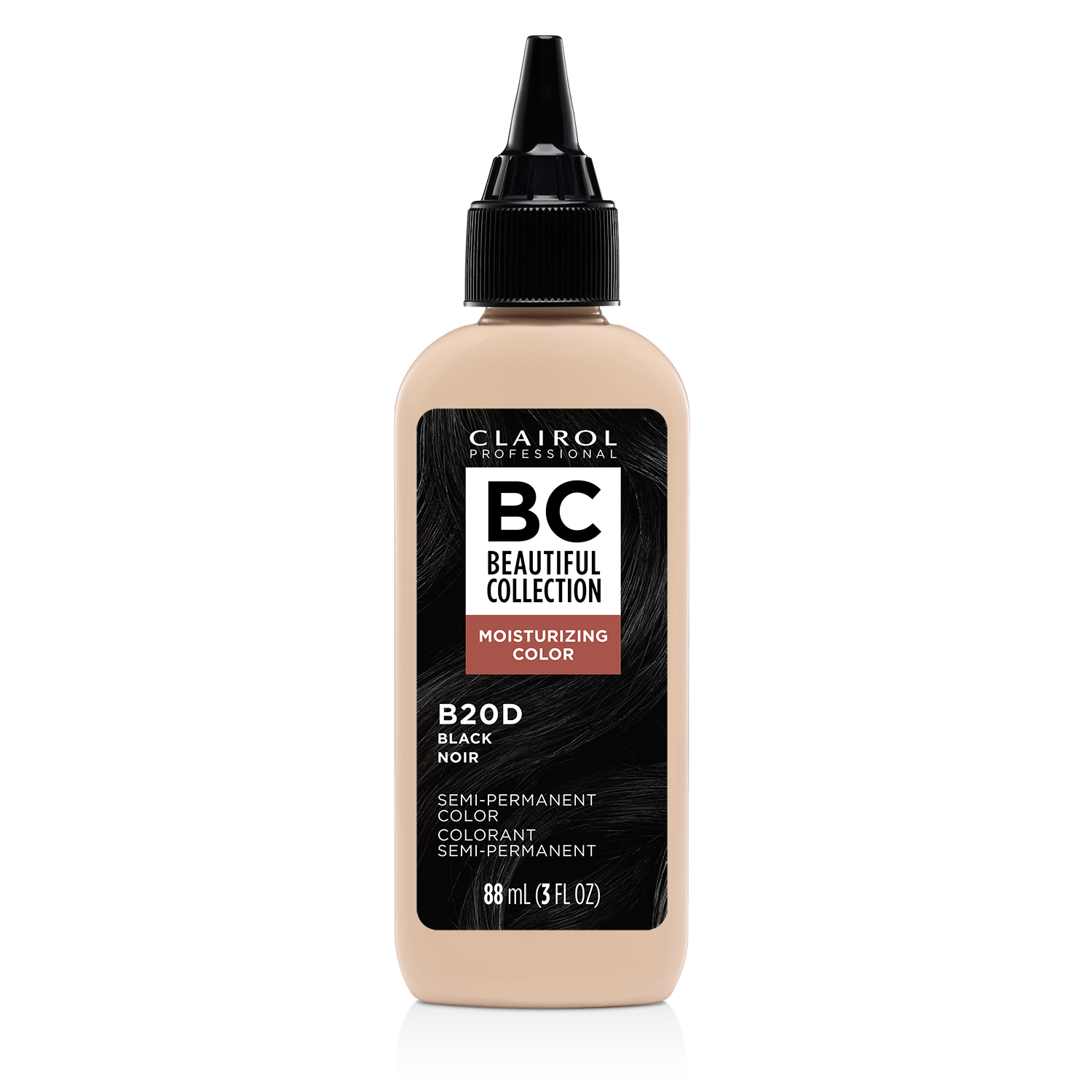 Clairol Professional B20D Black Semi Permanent Moisturizing Hair Color 3 oz
