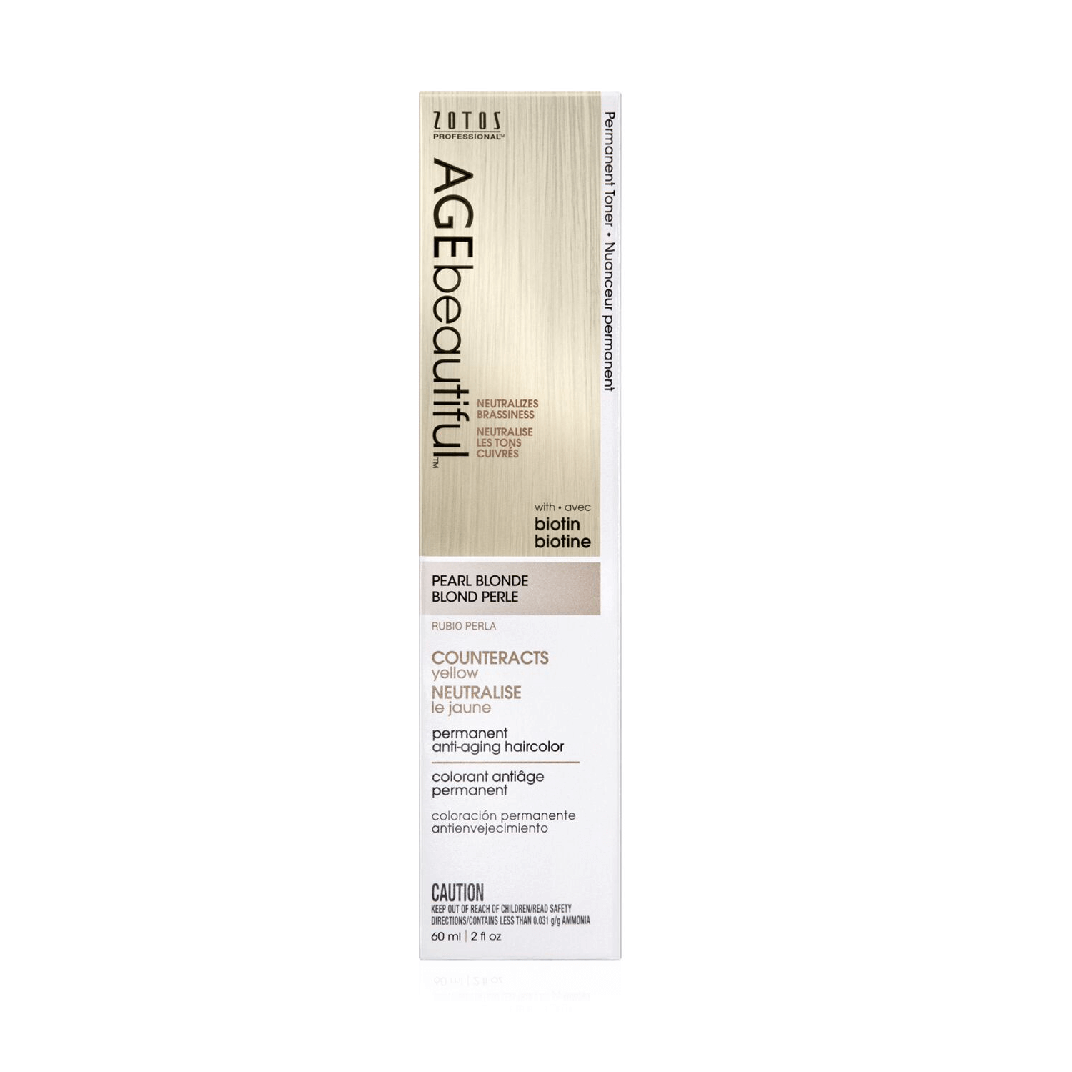 picture of ZOTOS CORPORATION Pearl Blonde Permanent Liqui-Creme Topcoat Toner