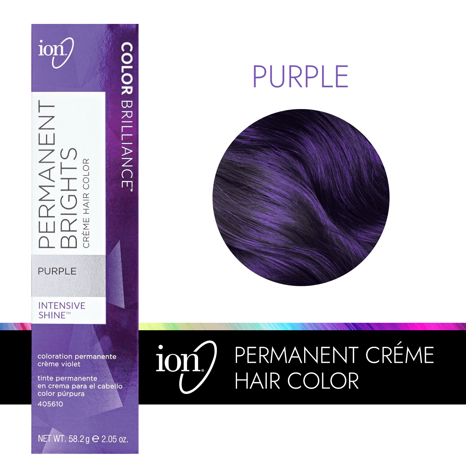 ION Permanent Brights Creme Hair Color Lavender Intensive
