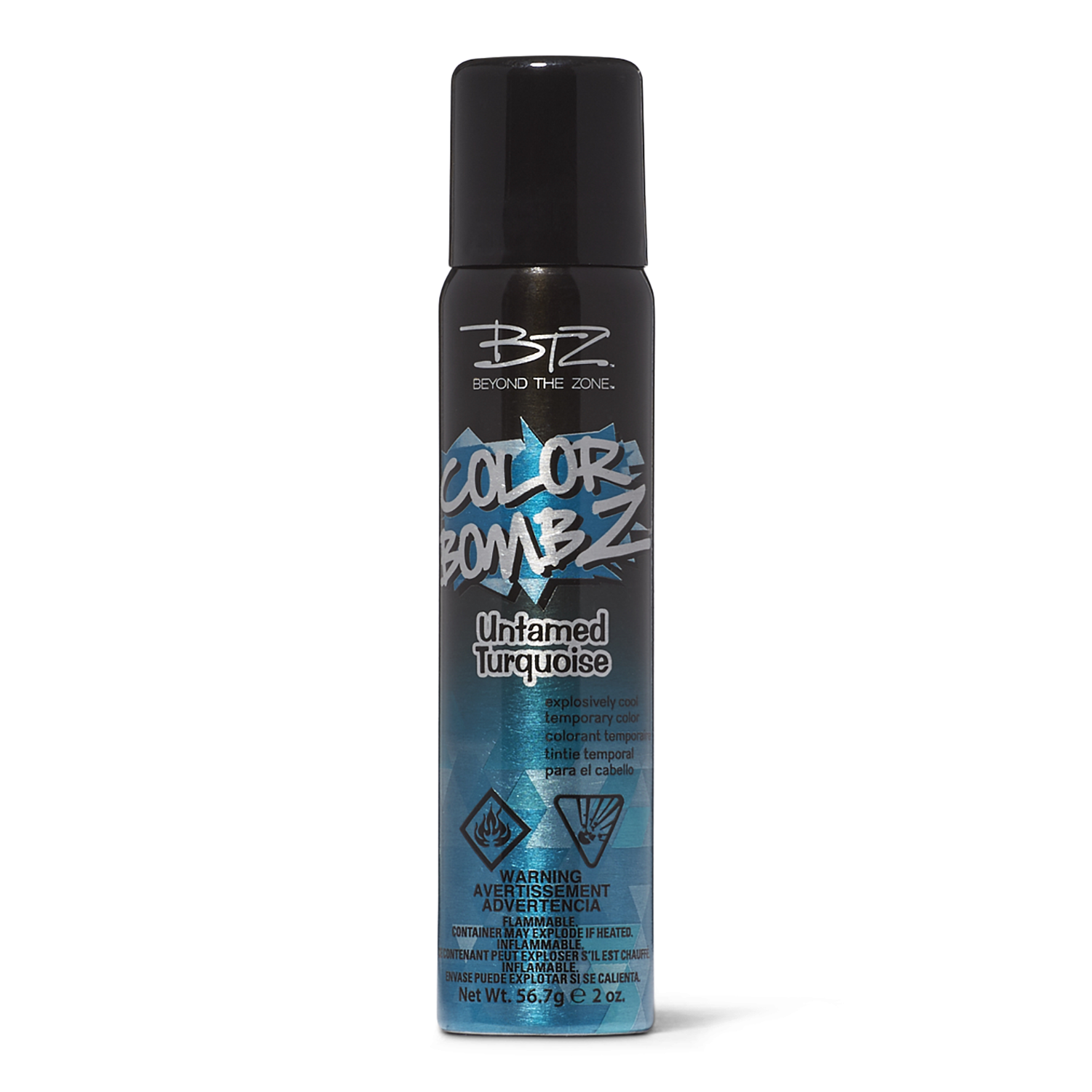 Untamed Turquoise Color Bombz Temporary Hair Color Spray by Beyond The Zone Temporary Hair