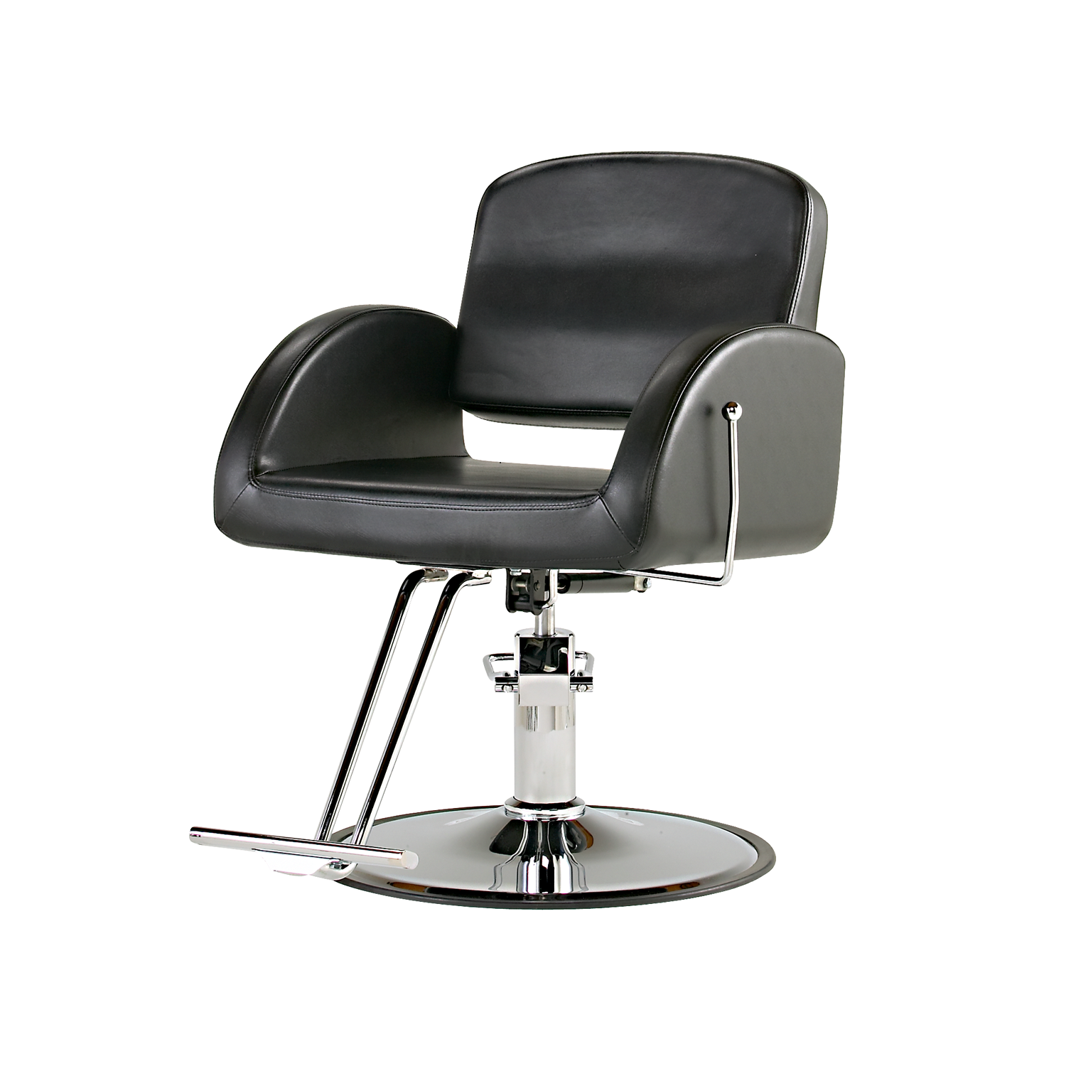 Puresana Ashley All Purpose Salon Chair With Chrome Base Salon