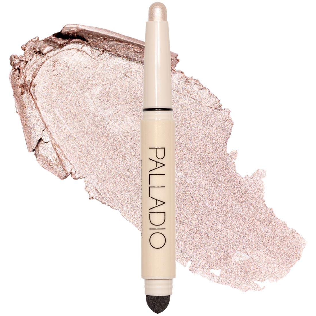 Palladio Beauty Eyeshadow Stick with Sponge Applicator - Pearl Shimmer