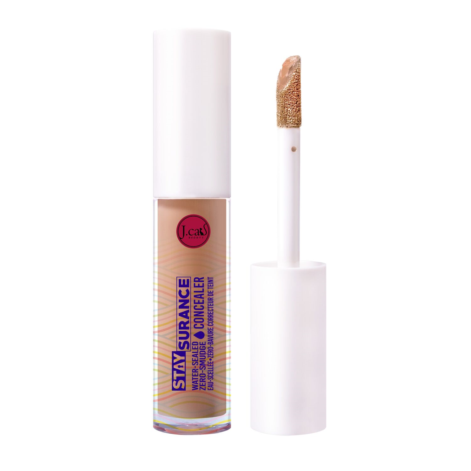 J.Cat Beauty Staysurance Water-Sealed, Zero Smudge Concealer - Cappucino