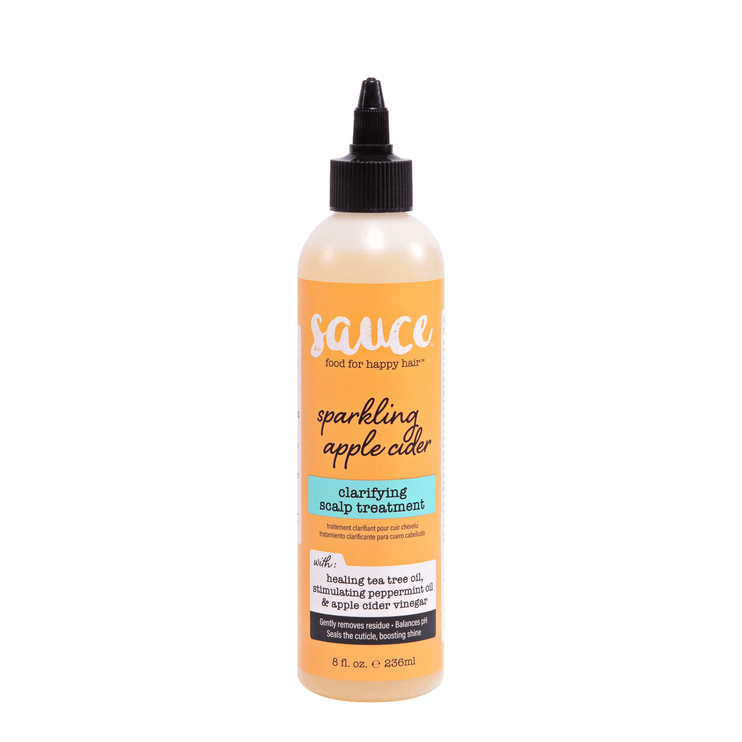 Sauce Beauty Sparkling Apple Cider Clarifying Scalp Treatment 8 Fl Oz
