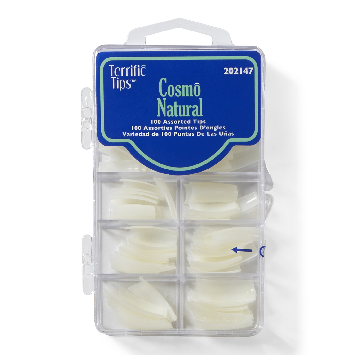 Terrific Tips Cosmo Natural Nail Tips Assorted