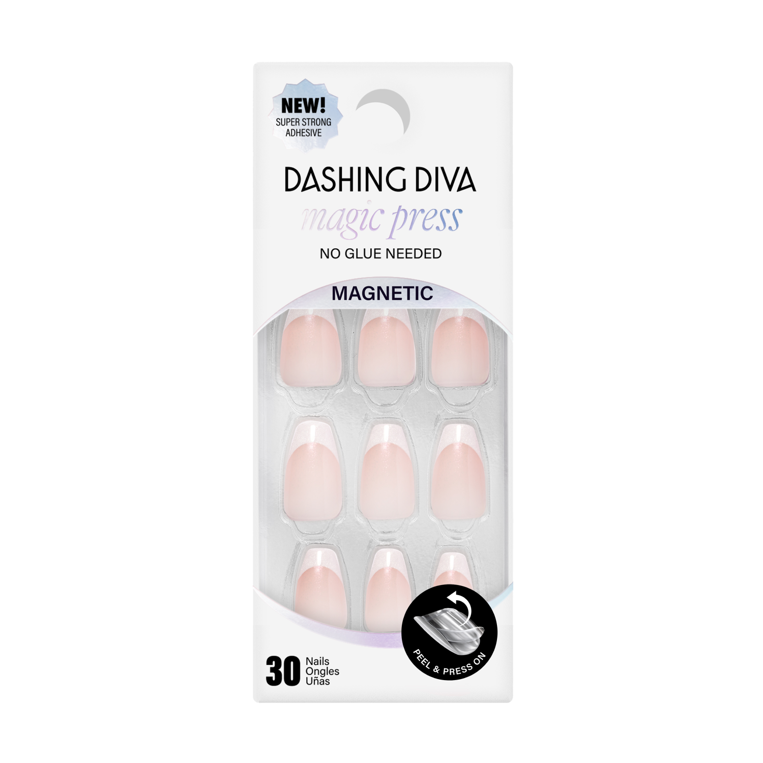 French Dipped - press-on gel nails by Dashing Diva Neutral Long