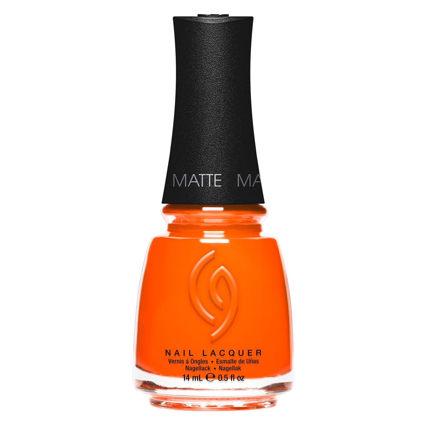 China Glaze Mega Pigment Nail Lacquer, 0.5 fl. oz. - Orange Knockout