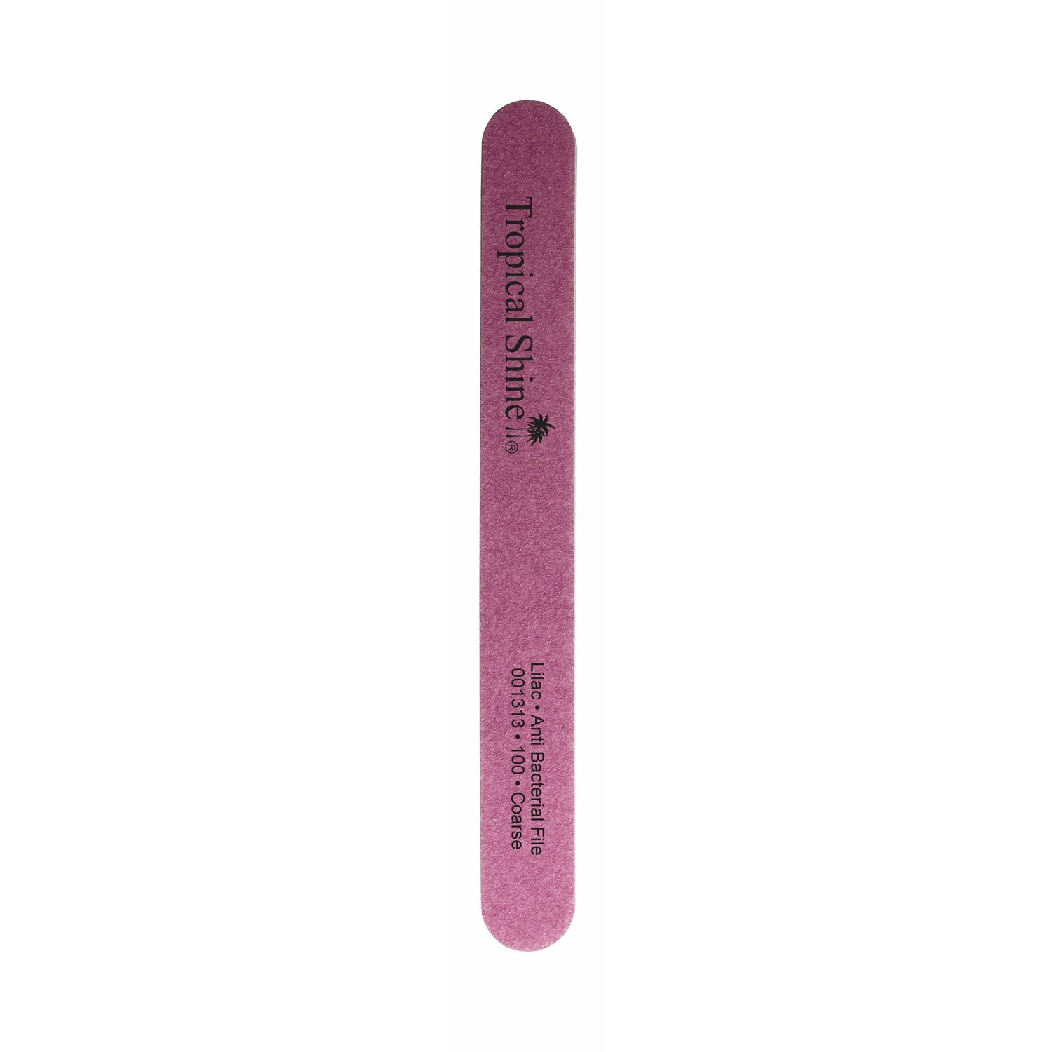 Tropical Shine Antibacterial File Lilac #100 Coarse
