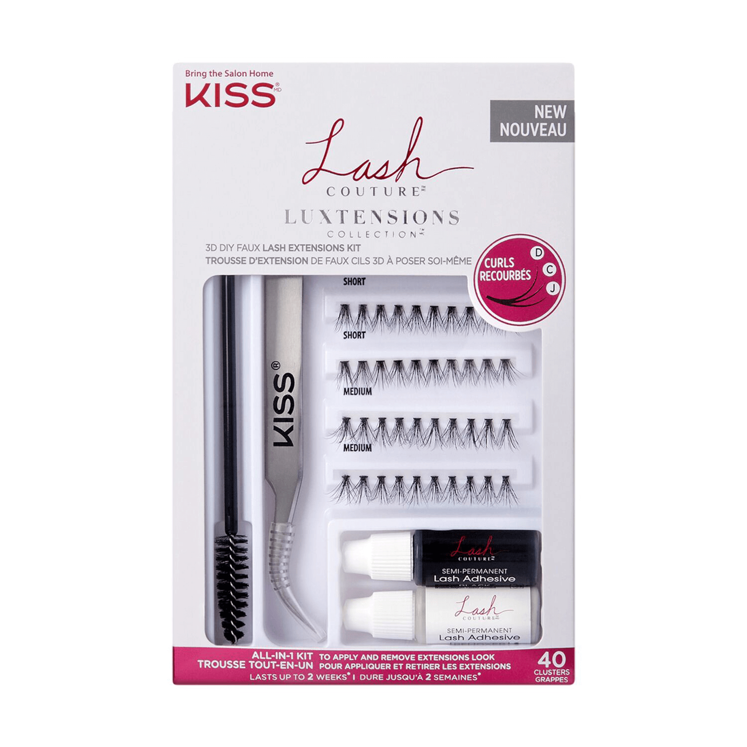 Clean+Easy Lash Couture LuXtension 3D DIY Faux Lash Extensions Kit