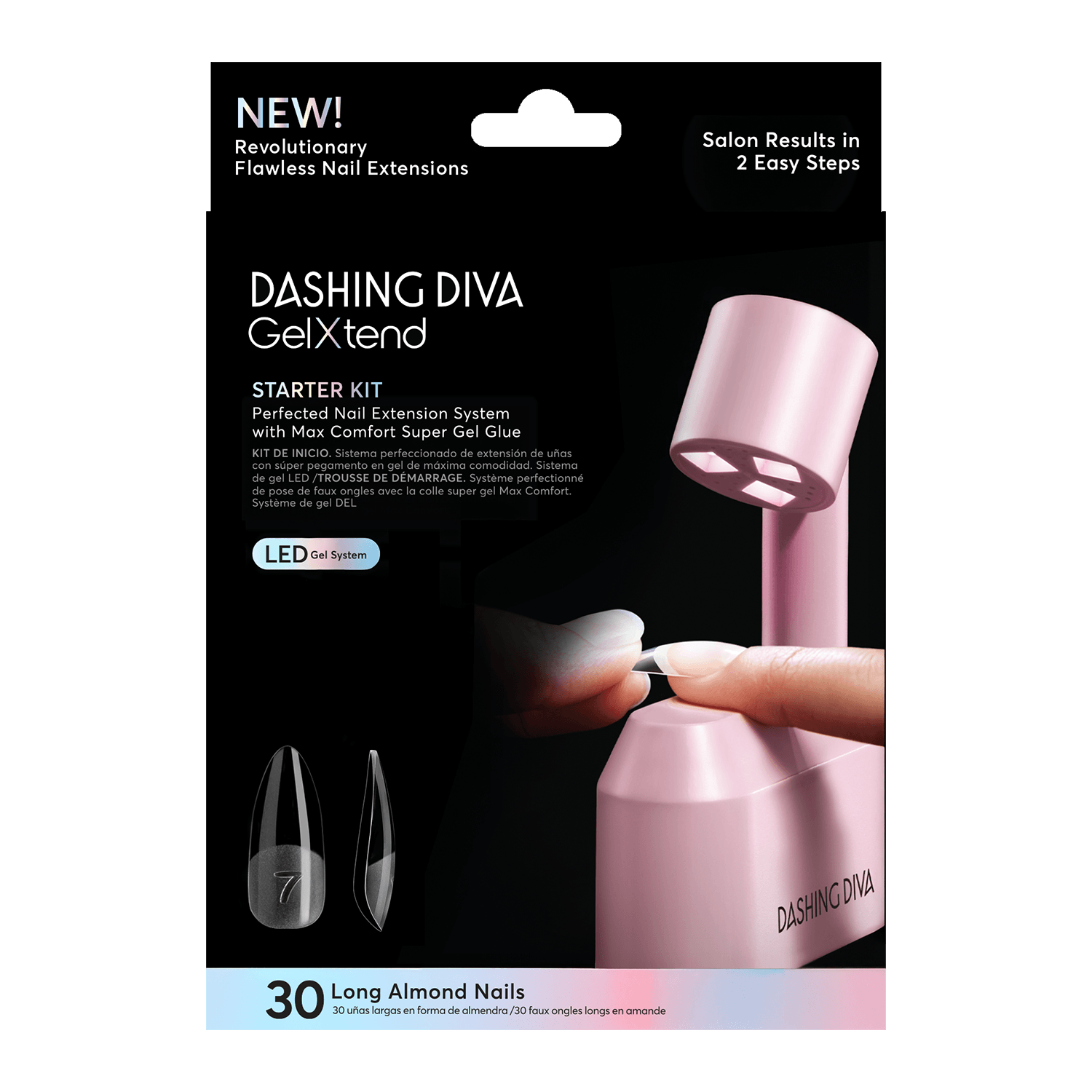 Dashing Diva GelXtend Starter Kit - Long Almond