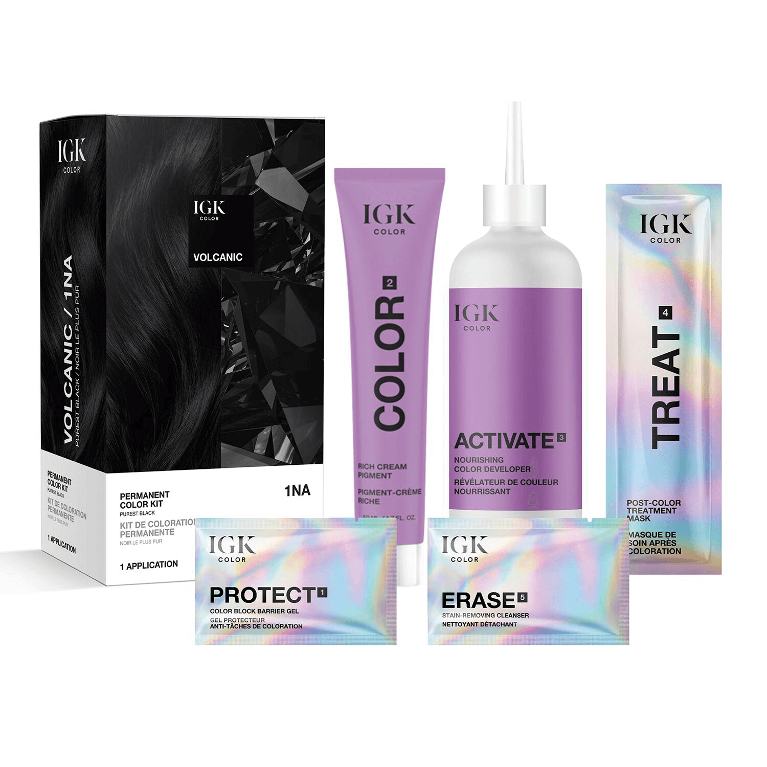 Igk Hair 6-Pc. Permanent Color Set - Volcanic