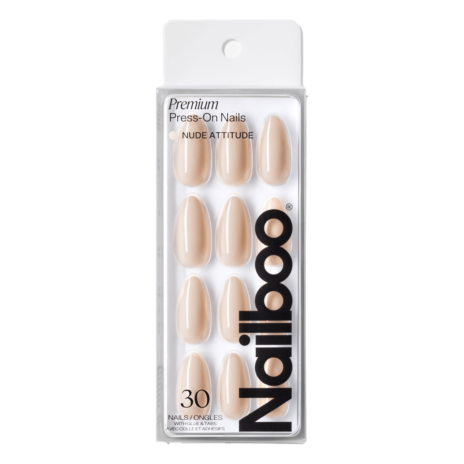Nailboo Nude Attitude Premium Press On Nails
