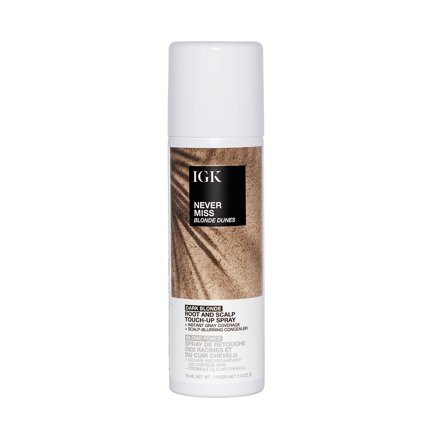 IGK Never Miss Root Spray Hair Color 2 oz., One Size, Yellow