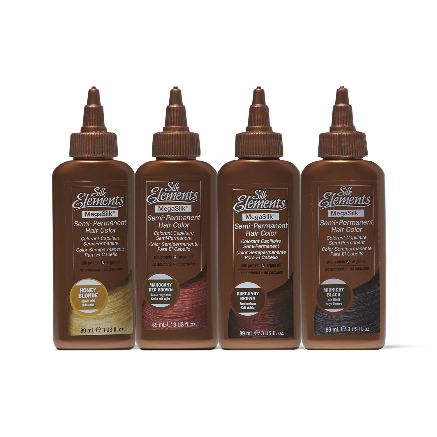 Silk Elements Megasilk Semi Permanent Hair Colors Demi Semi