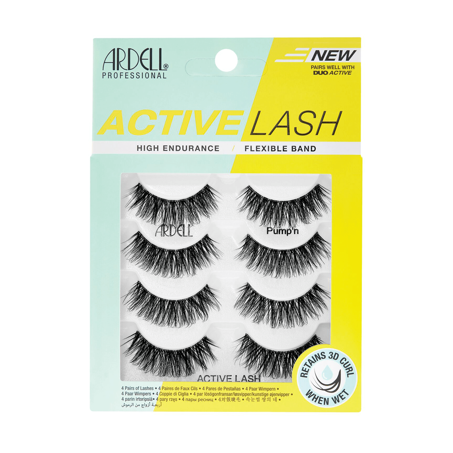 Ardell Active Lash - Pump'n, 4-Pk.