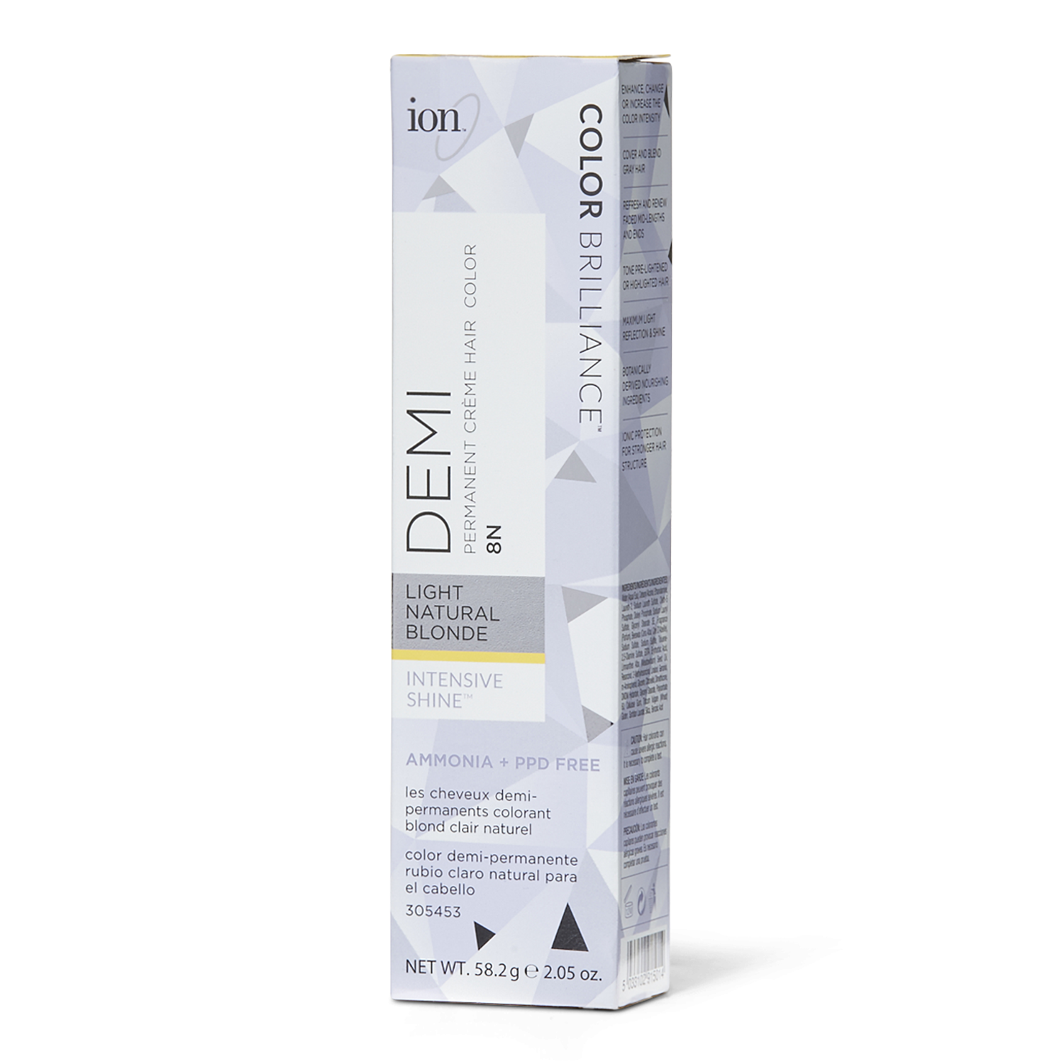 Ion Intensive Shine 8n Light Natural Blonde Demi Permanent Creme