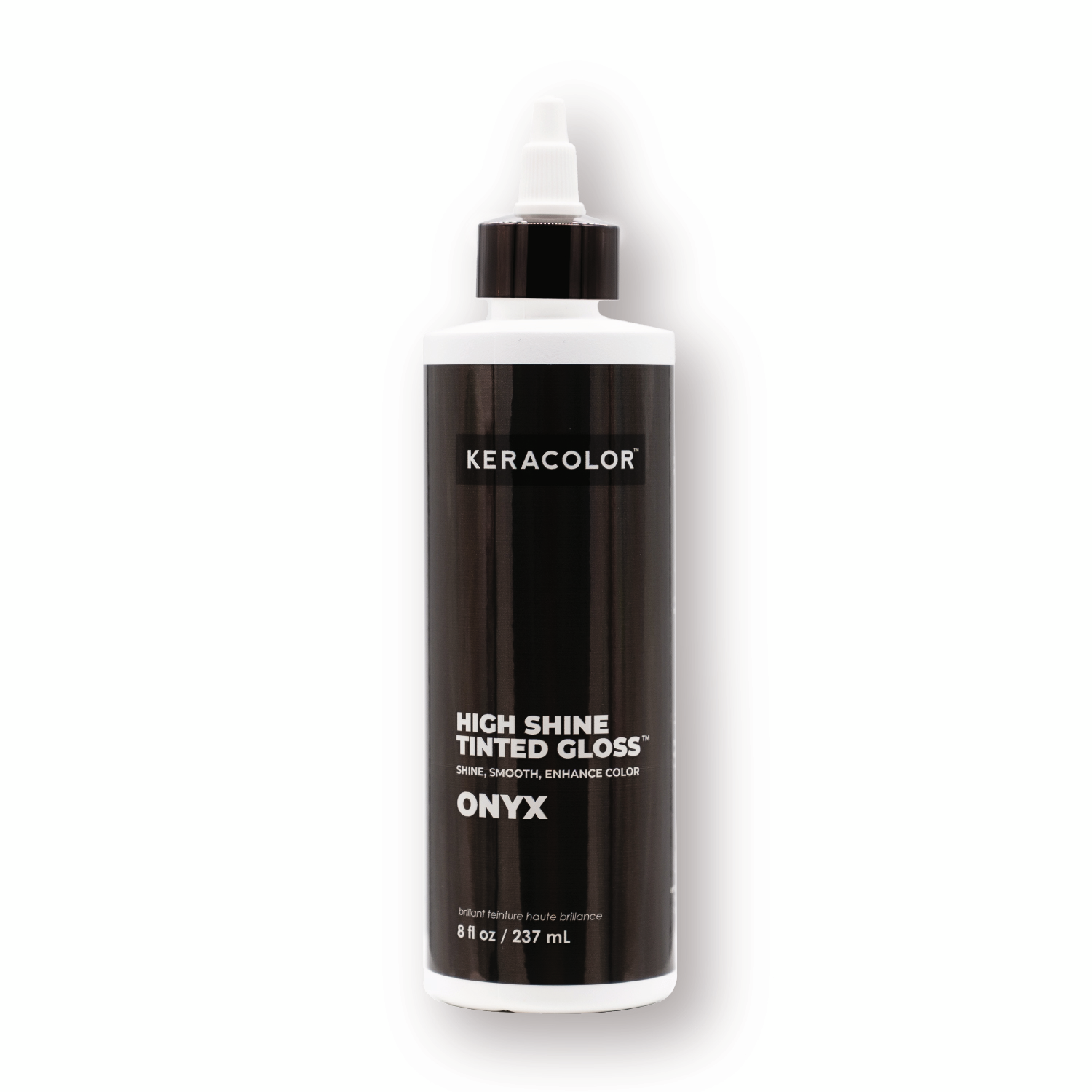 Keracolor High Shine Tinted Gloss - Onyx, One Size, Black