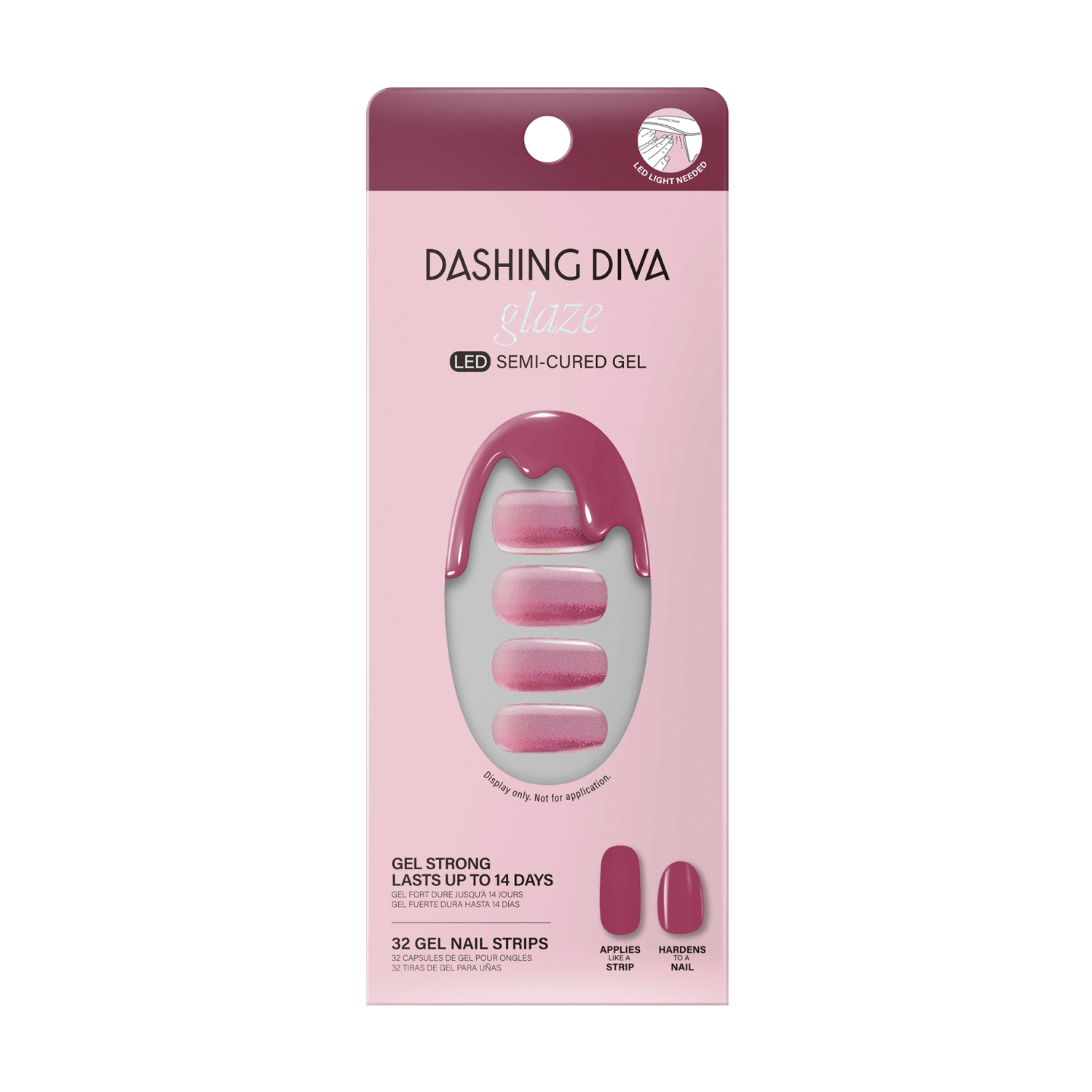 Rosewater Glaze Semi-Cured Color Gel Strips