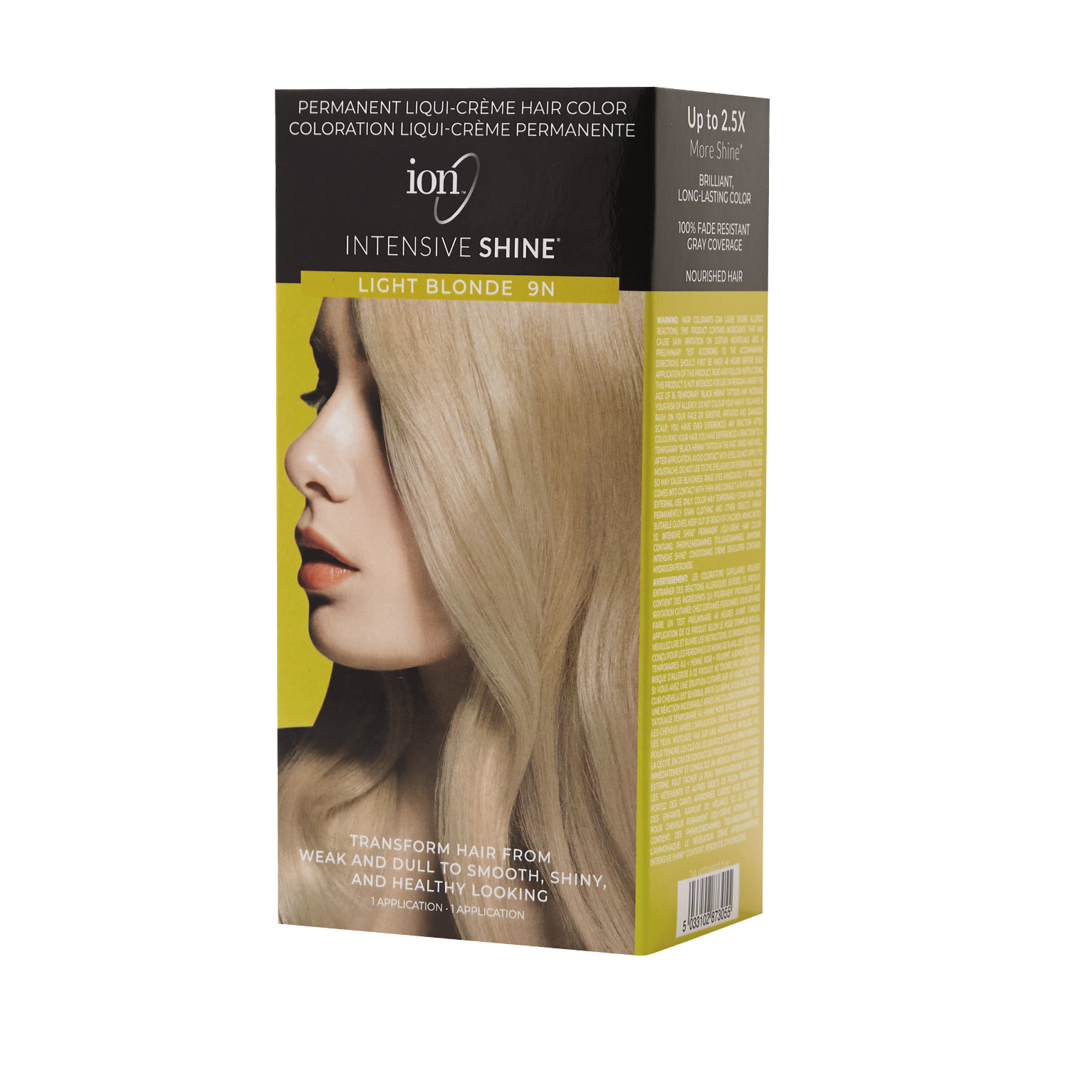 ION Intensive Shine Hair Color Kit Light Brown 5n for sale online 