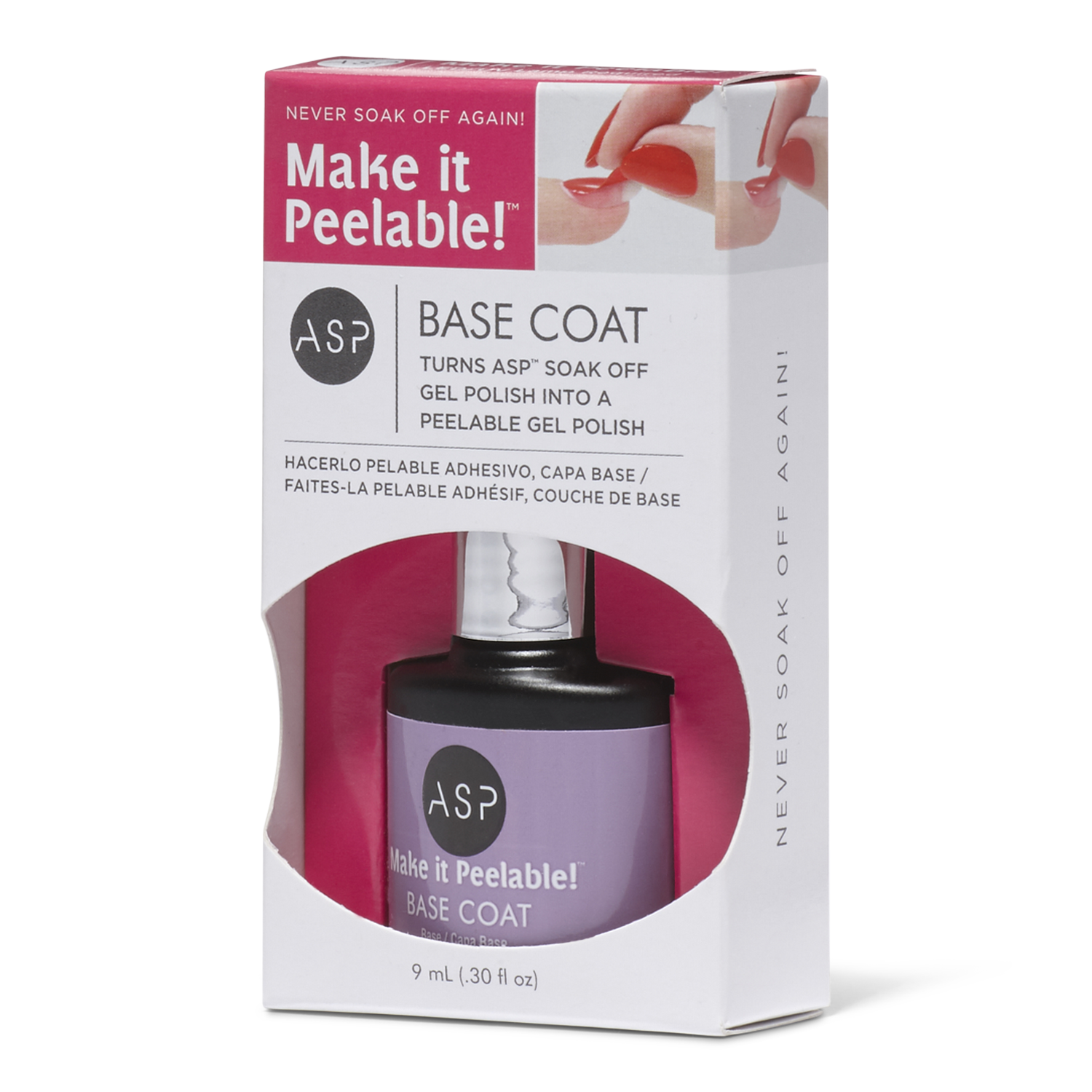 Make It Peelable Gel Base Coat by ASP, Base & Top Coats