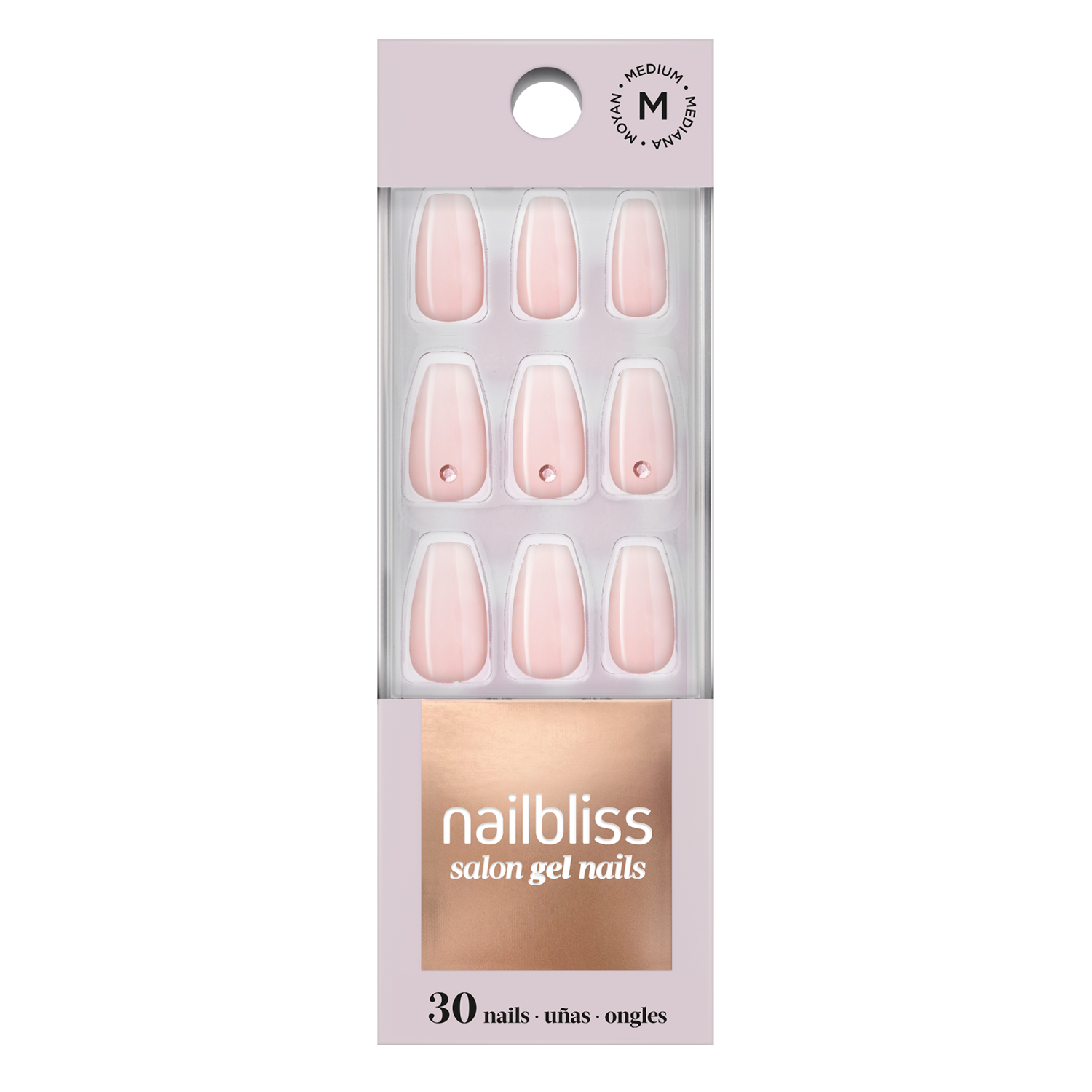 Dashing Diva Gel Nail Effects Press-On Nail Kit Bling My Line