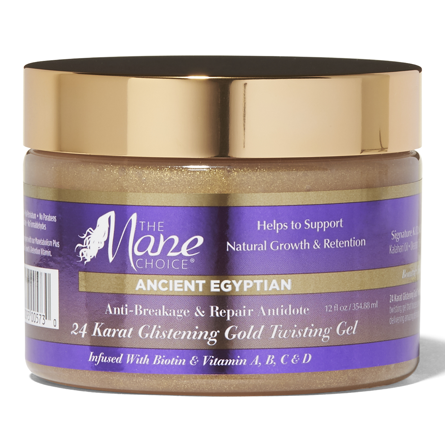 The Mane Choice 24 Karat Glistening Twisting Gel 12 Oz