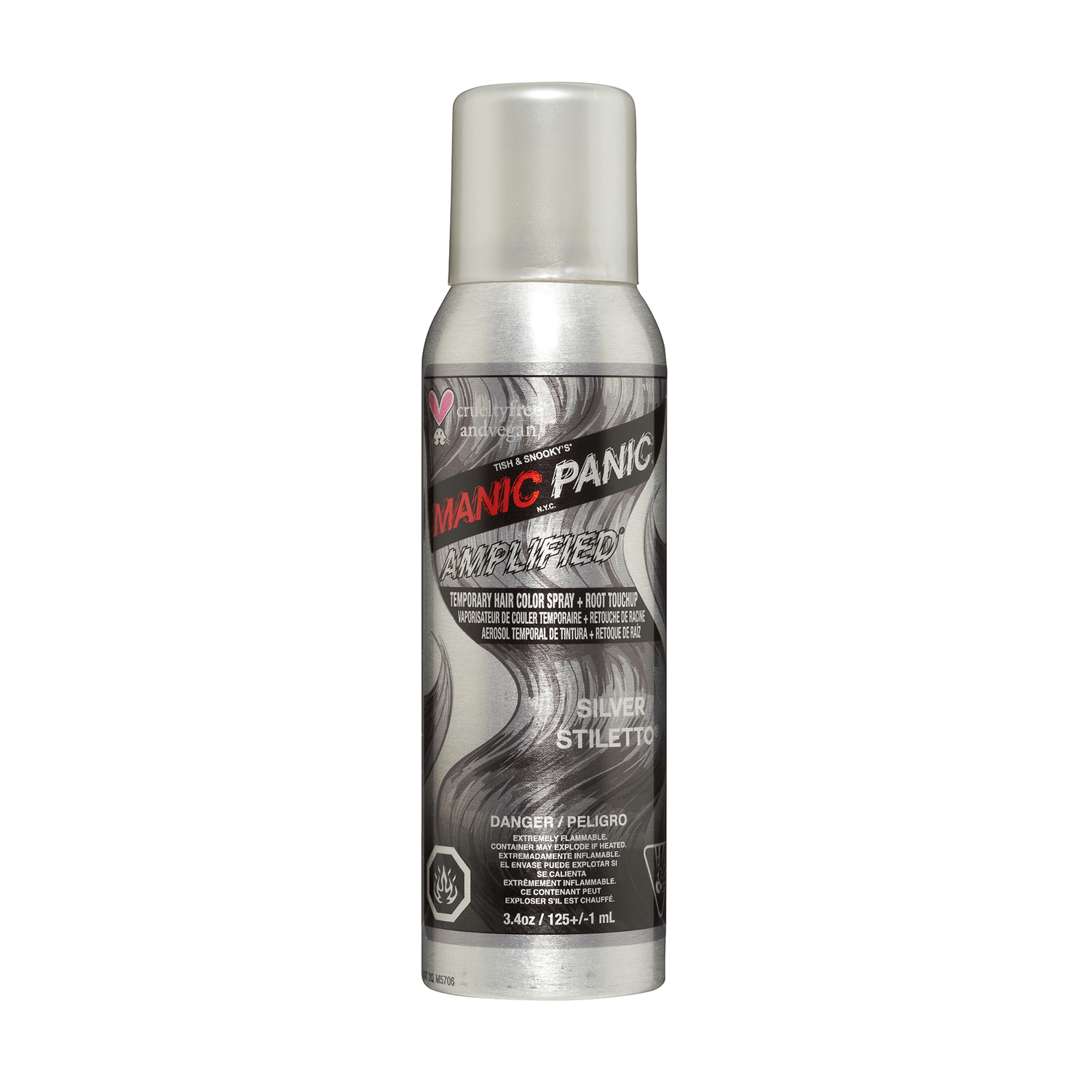 Manic Panic Silver Stiletto Amplified™ Temporary Spray-on Color