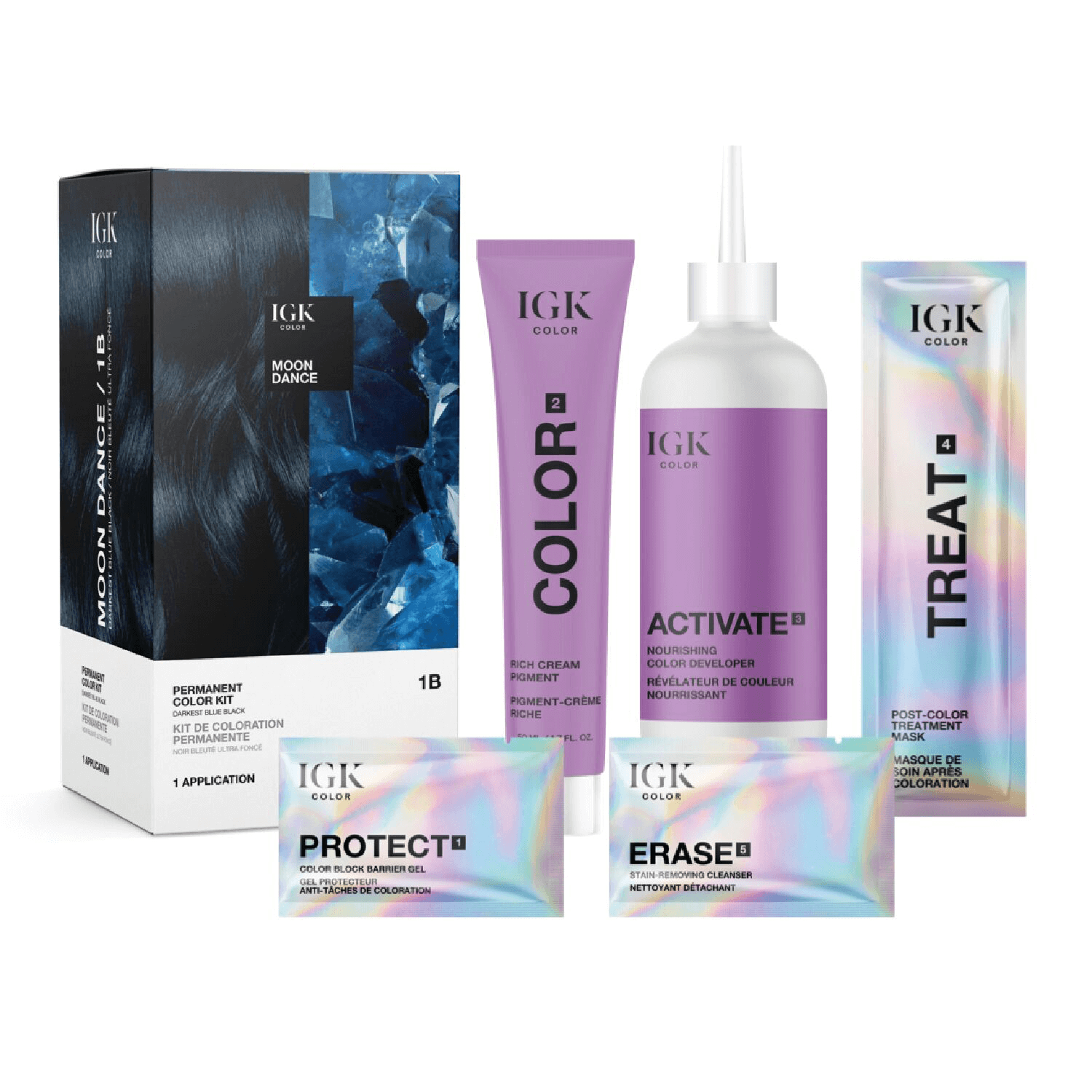 Igk Hair 6-Pc. Permanent Color Set - Moon Dance
