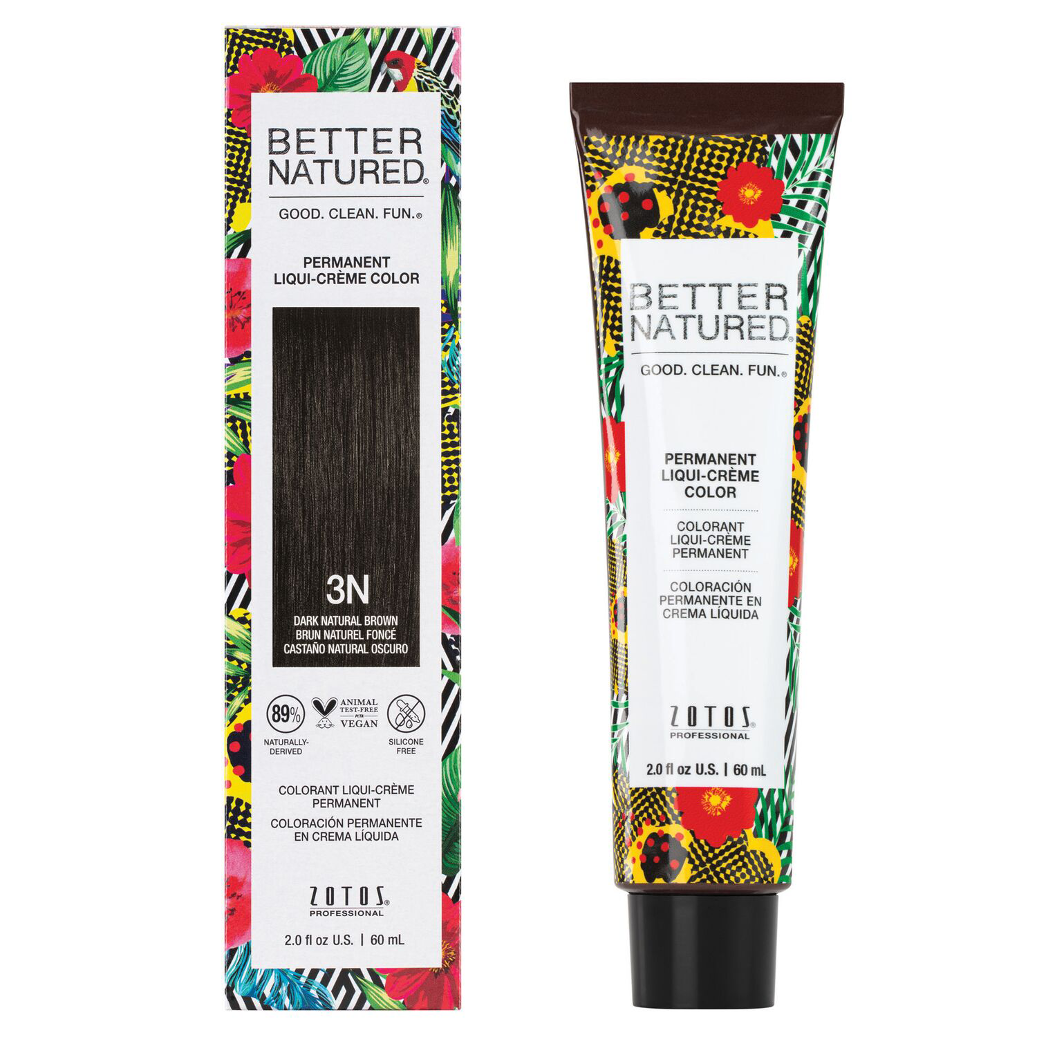 Better Natured 3N Dark Natural Brown Permanent Liqui-Crème Hair Color