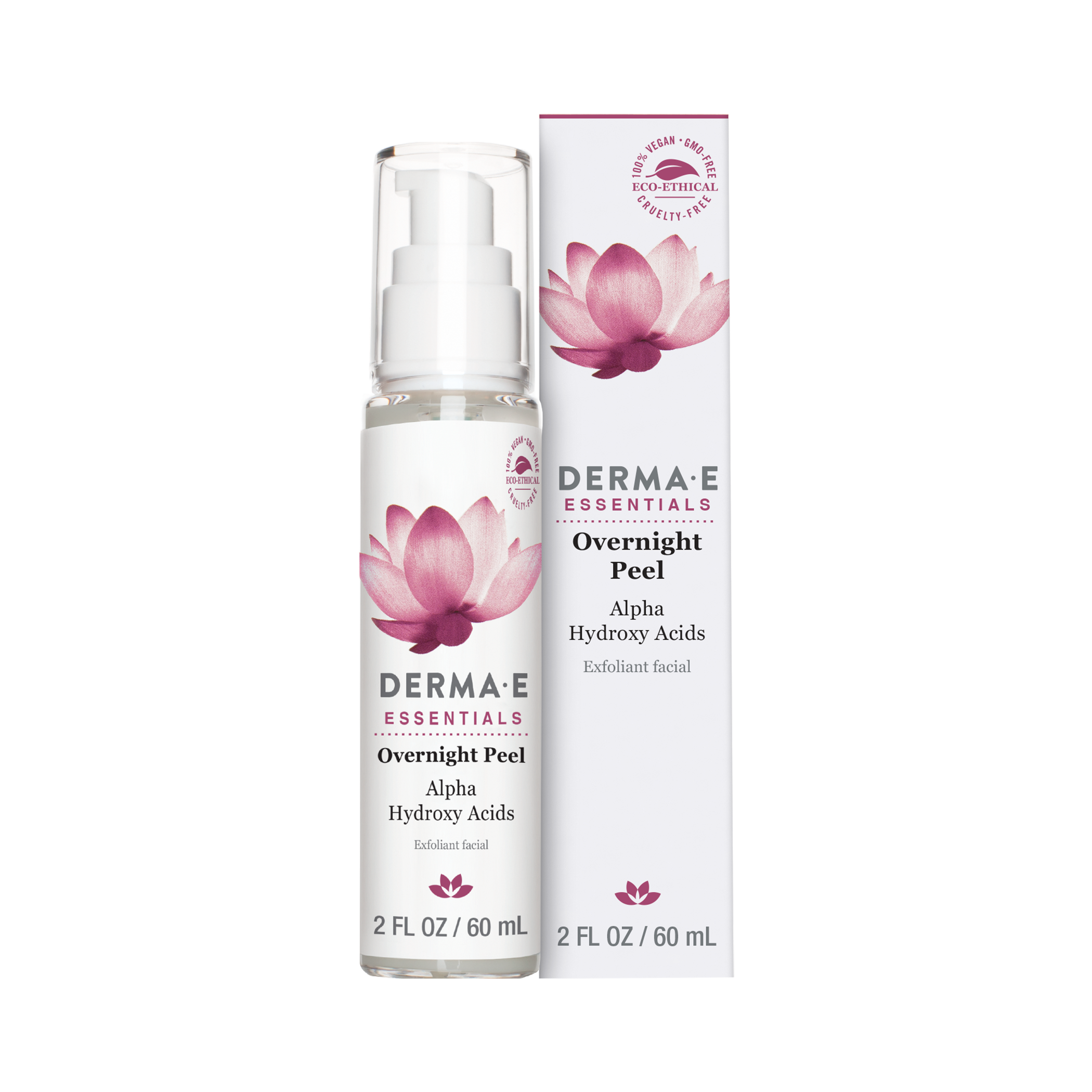 Derma e Alpha Hydroxy Acid Overnight Peel 2 oz