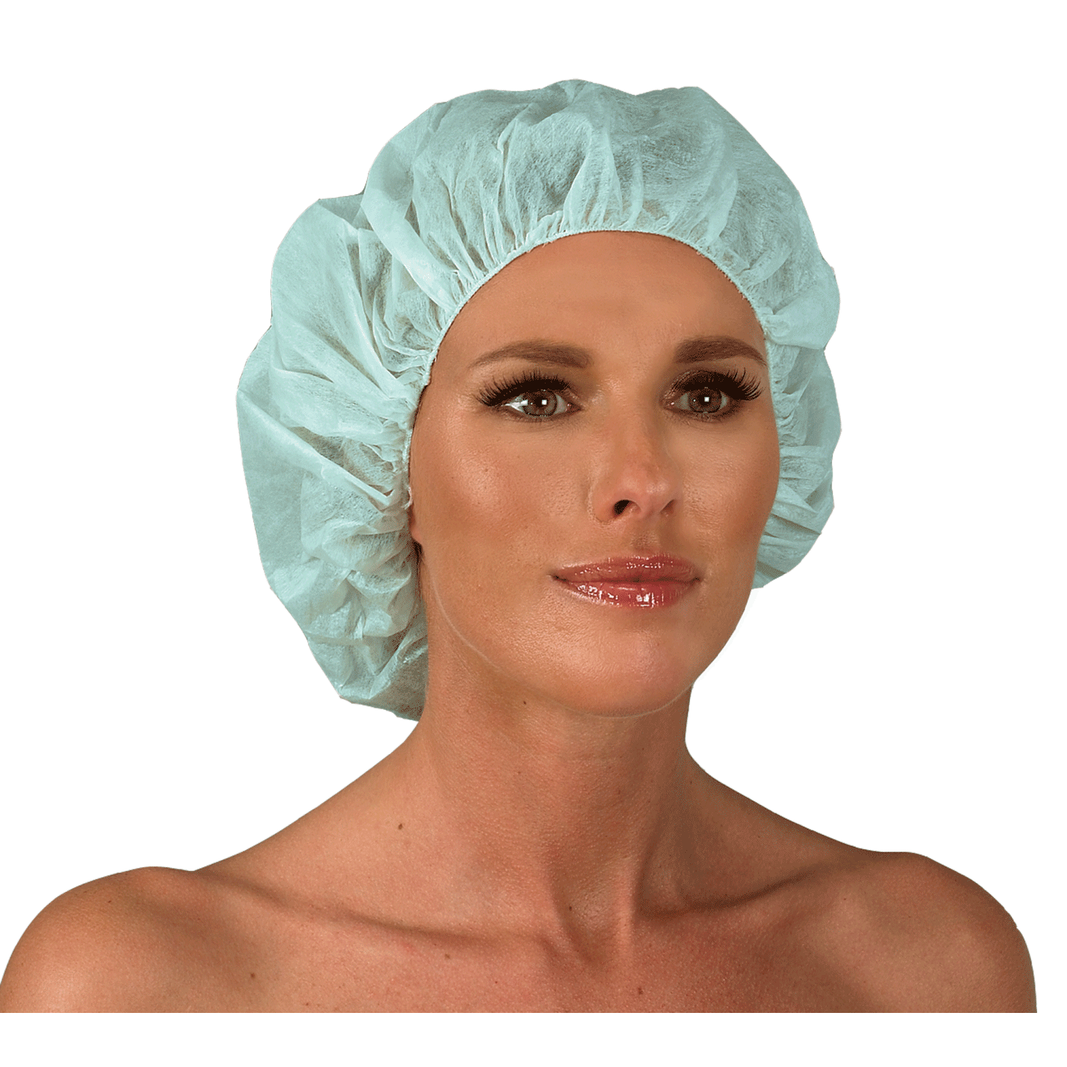 Black Satin Bonnet