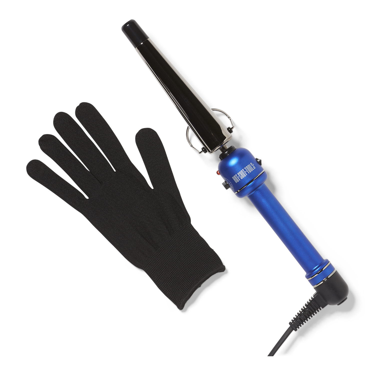 Blue Titanium Tapered Wand by Hot Shot Tools curling iron Sally Beauty