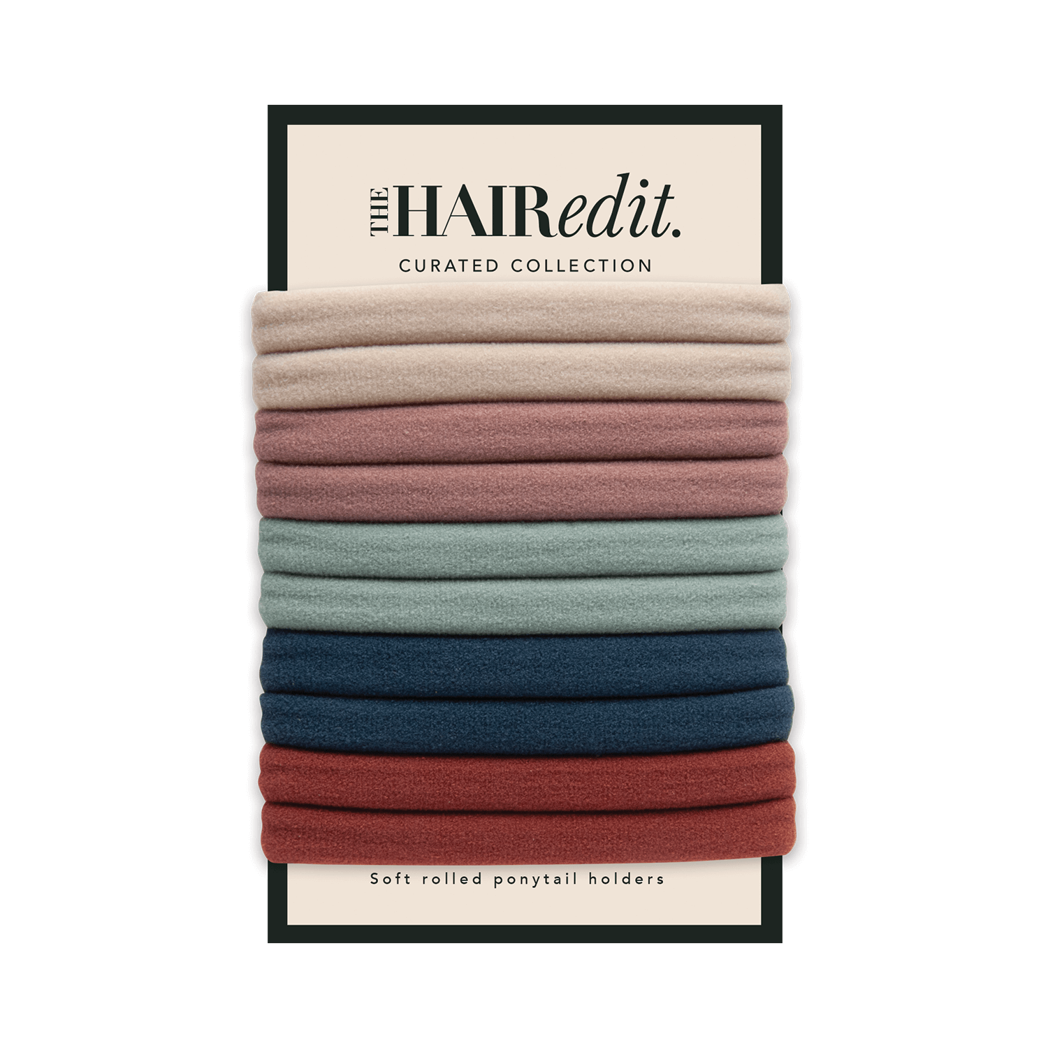 Small Ribbed Scrunchies 5 Count