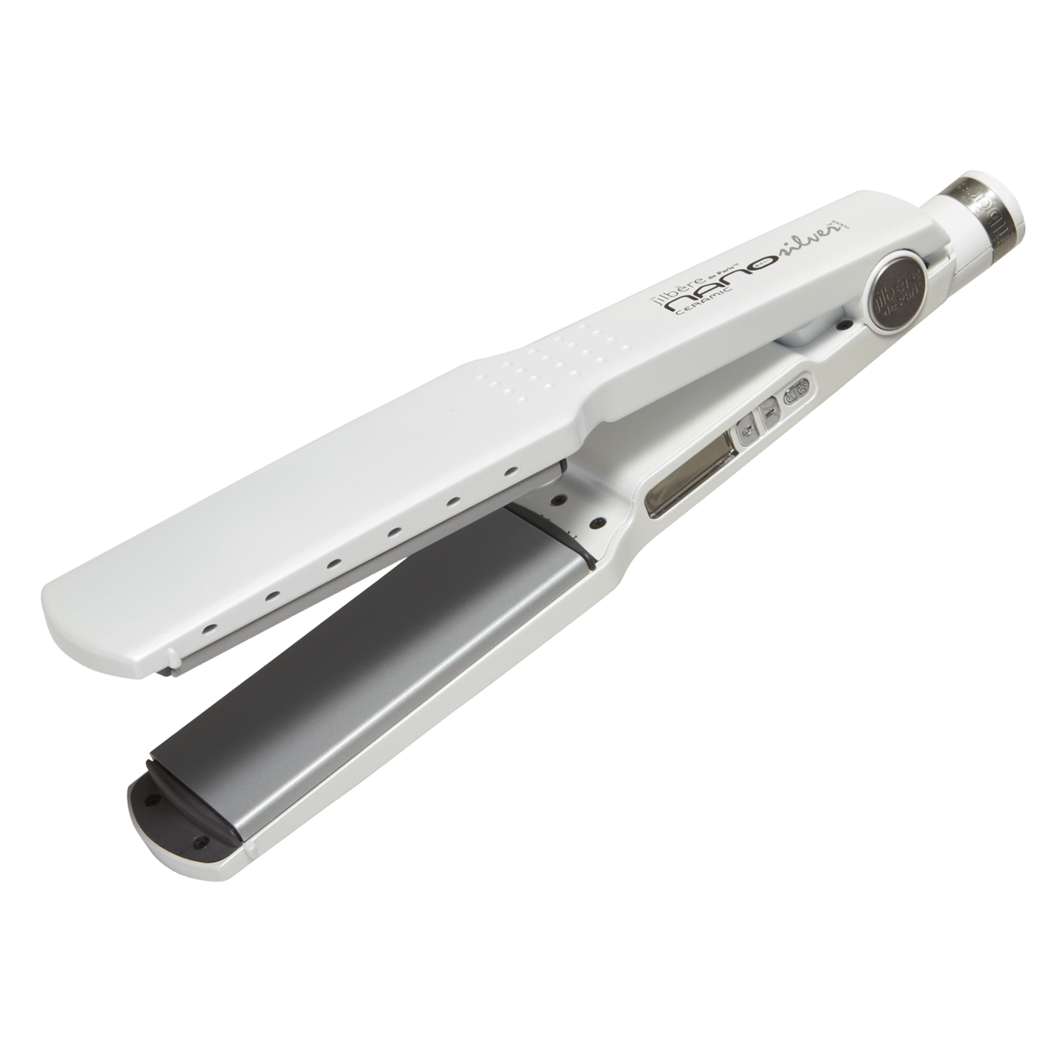 Jilbere Nano Silver Ceramic Flat Iron (1 3/4 in) by Conair Professional ...