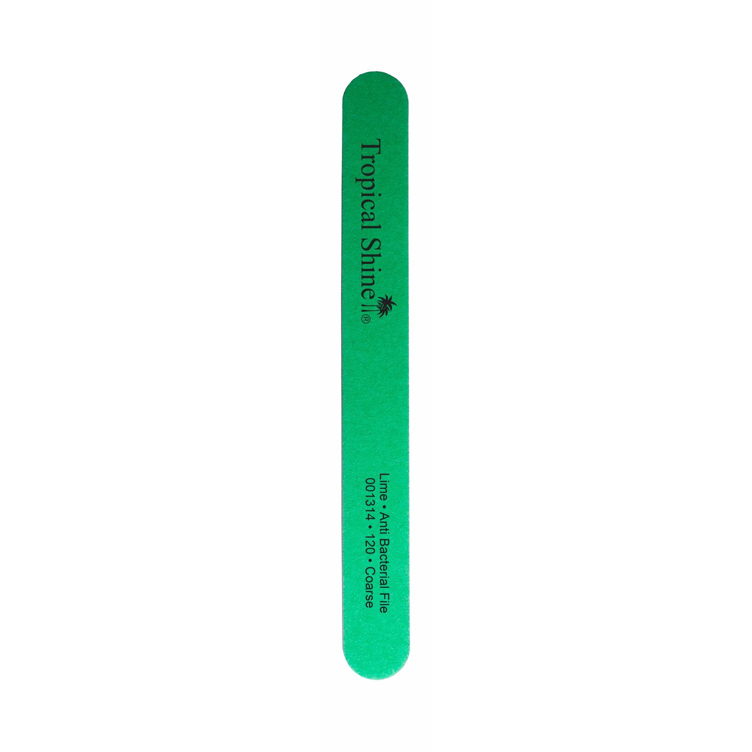 Tropical Shine Antibacterial File Lime #120 Coarse