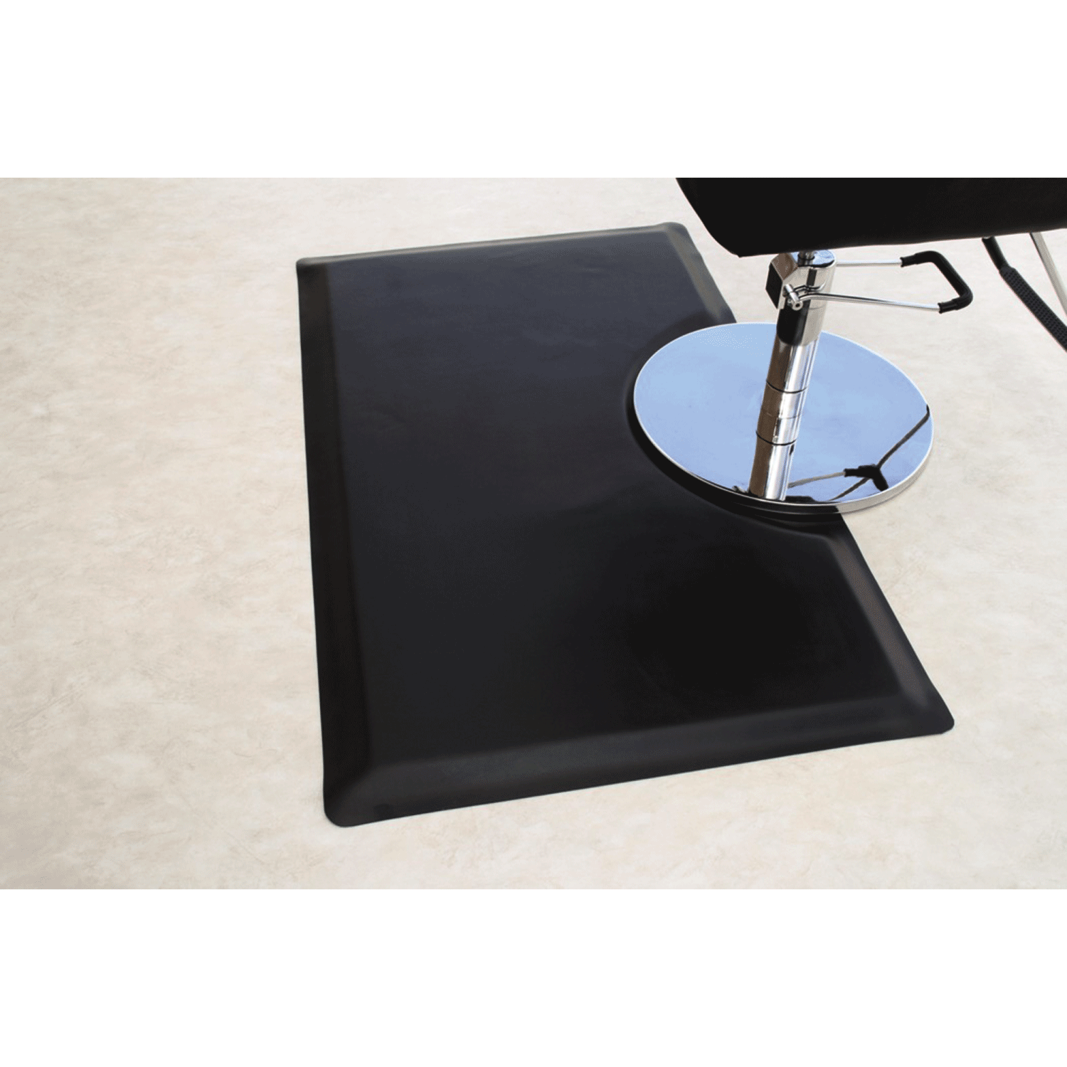 3 x 5 Black Solid Rectangle Mat