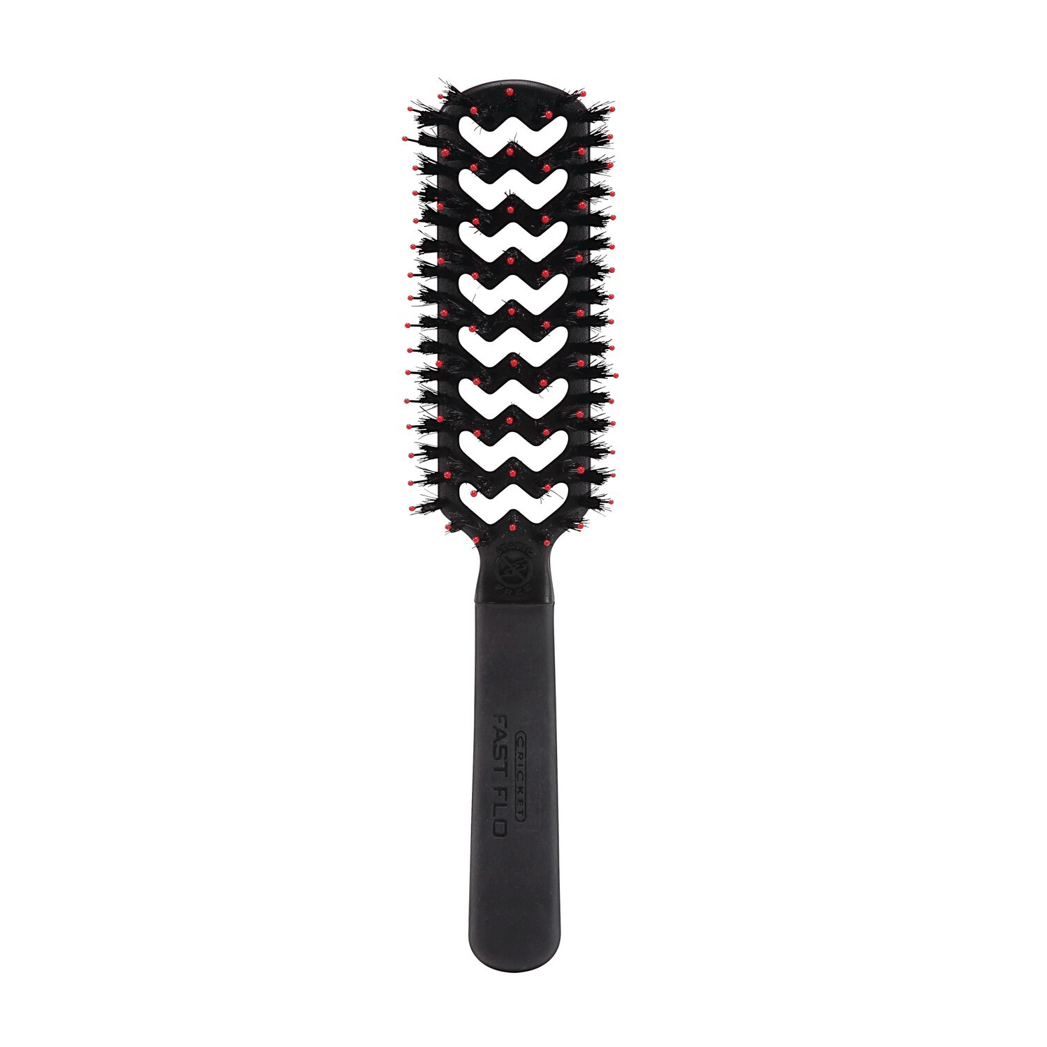 Cricket I0127603 Static Free Fast Flo Shine Hair Brush