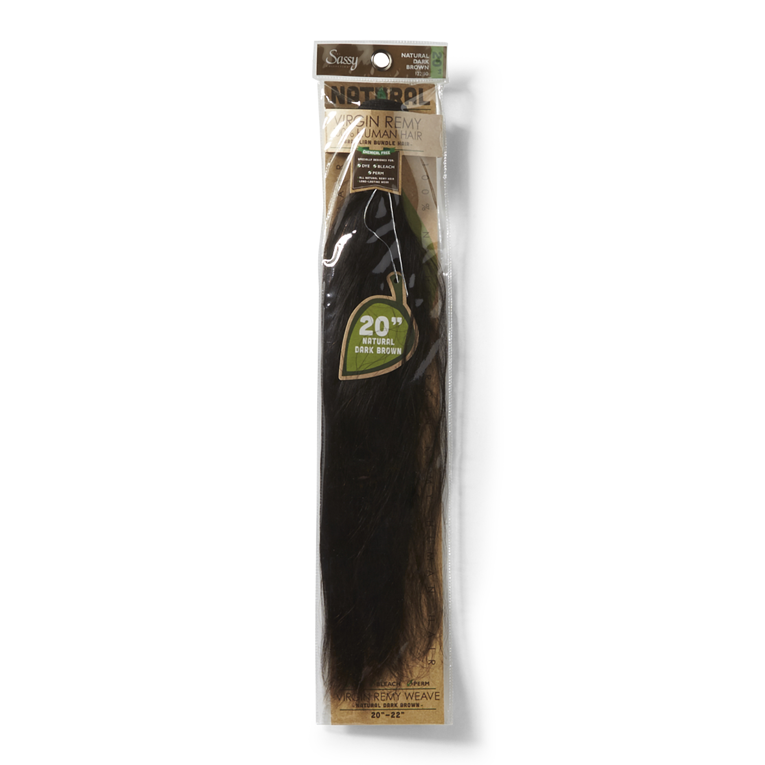 sassy natural dark brown