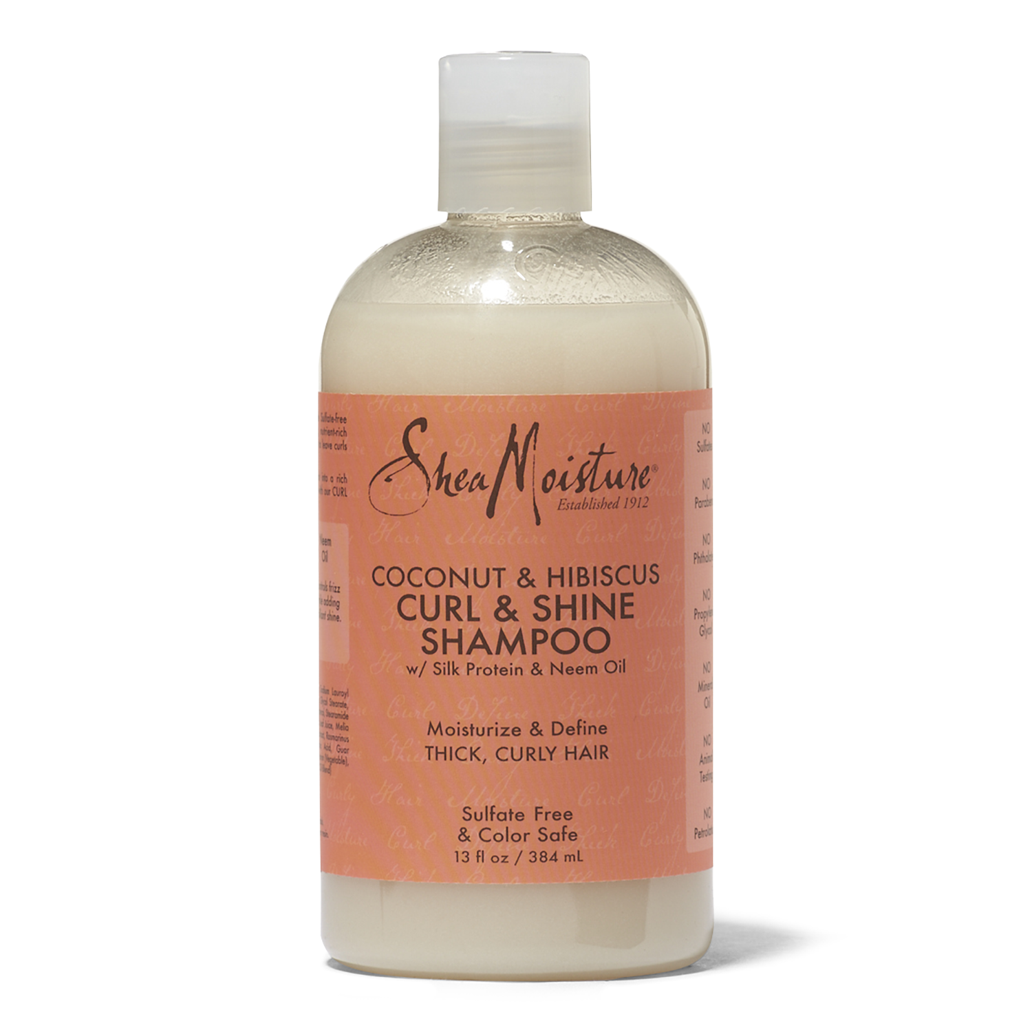 Shea Moisture Coconut & Hibiscus Curl Shine Shampoo 13.0 oz