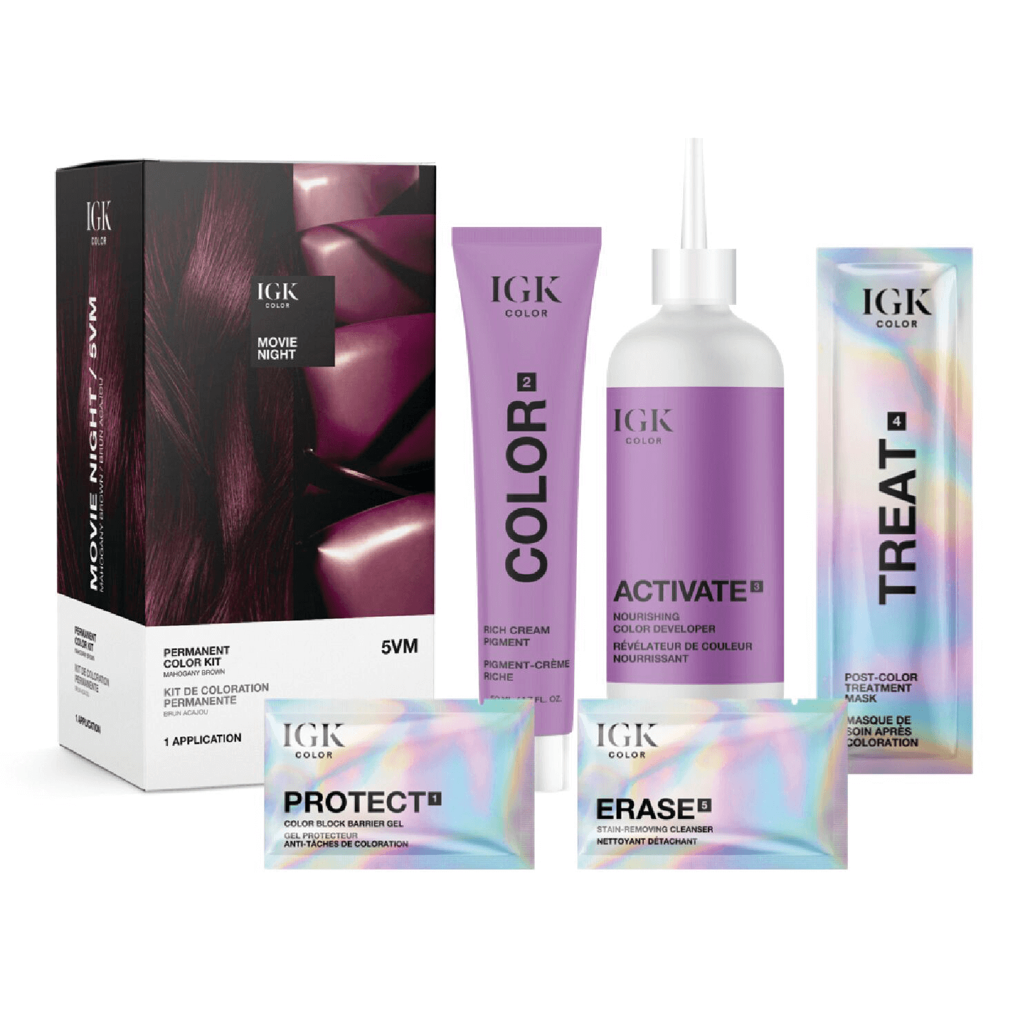 Igk Hair 6-Pc. Permanent Color Set - Movie Night